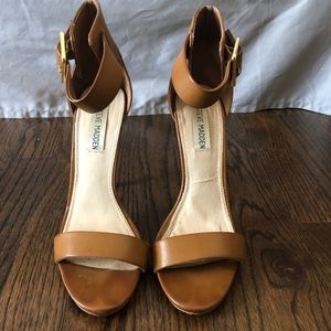 Steve Madden high heel with ankle strap. Size 8